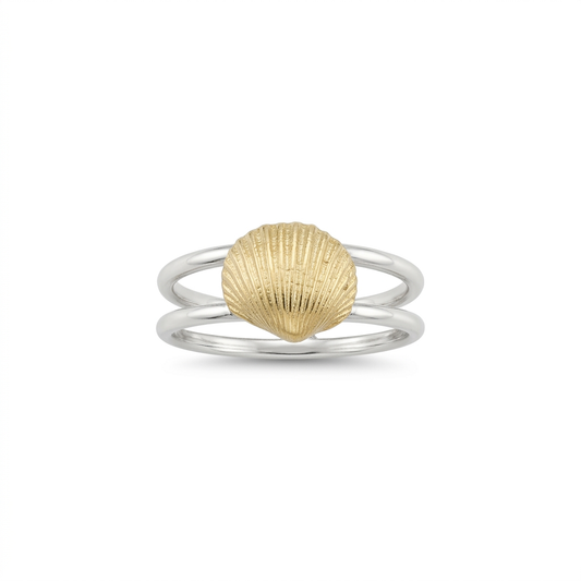 Die Herzmuschel aus Wassersleben S für den Finger in bicolor
