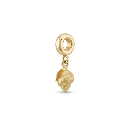 Die Schnecke aus Holnis S für den Hals/Arm in Gold als Charmanhänger